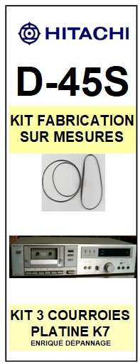 HITACHI-D45S D-45S-COURROIES-ET-KITS-COURROIES-COMPATIBLES