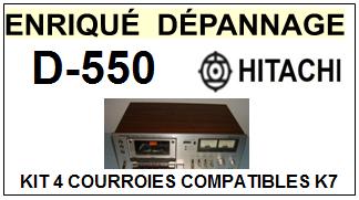 HITACHI-D550 D-550-COURROIES-ET-KITS-COURROIES-COMPATIBLES