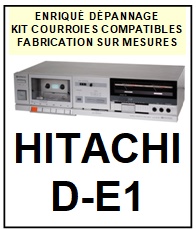 HITACHI-DE1 D-E1-COURROIES-COMPATIBLES