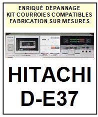HITACHI-DE37 D-E37-COURROIES-COMPATIBLES