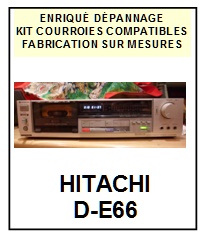 HITACHI-DE66 D-E66-COURROIES-COMPATIBLES