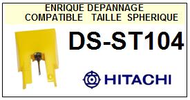 HITACHI-DSST104 DS-ST104-POINTES-DE-LECTURE-DIAMANTS-SAPHIRS-COMPATIBLES