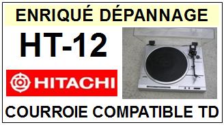 HITACHI-HT12 HT-12-COURROIES-COMPATIBLES