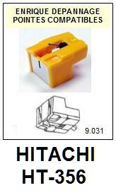 HITACHI-HT356 HT-356-POINTES-DE-LECTURE-DIAMANTS-SAPHIRS-COMPATIBLES