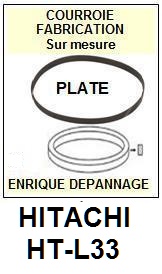 HITACHI-HTL33 HT-L33-COURROIES-COMPATIBLES