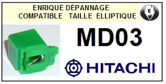 HITACHI-HTMD03 HT-MD03-POINTES-DE-LECTURE-DIAMANTS-SAPHIRS-COMPATIBLES