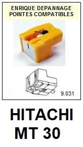 HITACHI-MT30-POINTES-DE-LECTURE-DIAMANTS-SAPHIRS-COMPATIBLES