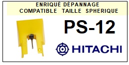 HITACHI-PS12  PS-12-POINTES-DE-LECTURE-DIAMANTS-SAPHIRS-COMPATIBLES