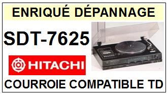 HITACHI SDT7625 SDT-7625 Courroie Compatible Tourne-disques