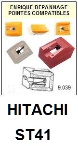 HITACHI-ST41-POINTES-DE-LECTURE-DIAMANTS-SAPHIRS-COMPATIBLES