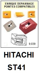 HITACHI-ST41-POINTES-DE-LECTURE-DIAMANTS-SAPHIRS-COMPATIBLES