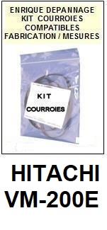 HITACHI-VM200E VM-200E-COURROIES-COMPATIBLES