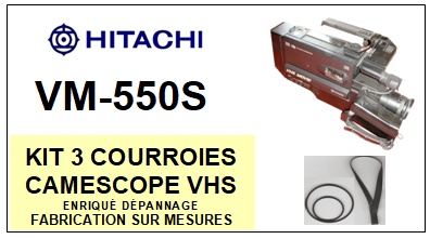 HITACHI-VM550S VM-550S-COURROIES-ET-KITS-COURROIES-COMPATIBLES