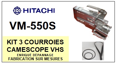 HITACHI-VM500S VM-500S-COURROIES-ET-KITS-COURROIES-COMPATIBLES