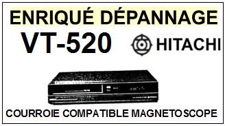 HITACHI VT520 VT-520 Courroie Magntoscope <br><small> 2014-04</small>