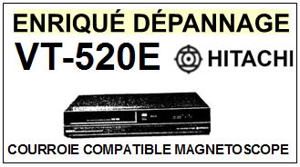 HITACHI VT520E VT-520E Courroie Magntoscope <br><small> 2014-04</small>