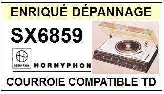 HORNYPHON  SX6859    Courroie Compatible Tourne-disques