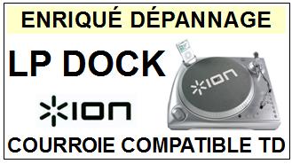 ION LPDOCK LP DOCK Courroie Tourne-disques <BR><small>sc 2014-08</small>