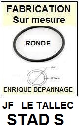 JEAN FRANCOIS LE TALLEC  STADS STAD S <br>Courroie ronde d'entrainement tourne-disques (<b>round belt</b>)<small> 2017 NOVEMBRE</small>