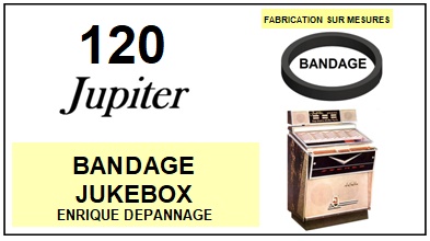 JUPITER 120 <br>Bandage pour Jukebox  (reel tyres)<small> 2015-10</small>