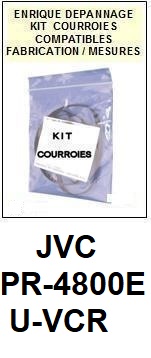 JVC-PR4800E U-VCR  PR-4800E-COURROIES-COMPATIBLES