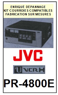 JVC-PR4800E U-VCR  PR-4800E-COURROIES-COMPATIBLES