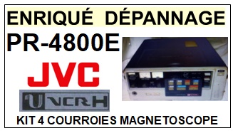 JVC-PR4800E U-VCR  PR-4800E-COURROIES-COMPATIBLES