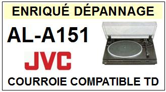 JVC  ALA151  AL-A151  Courroie Compatible Tourne-disques