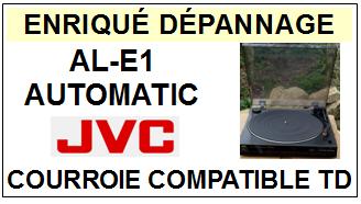 JVC<br> ALE1 AUTOMATIC AL-E1 courroie (flat belt) pour tourne-disques <BR><small>a 2015-06</small>