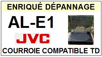 JVC<br> ALE1 AL-E1 courroie (flat belt) pour tourne-disques <BR><small>sce 2015-06</small>