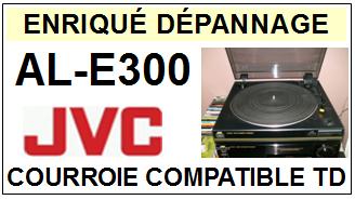JVC ALE300 AL-E300 Courroie Tourne-disques <BR><small>sce 2014-06</small>