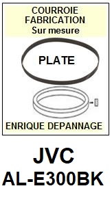 JVC-ALE300BK AL-E300BK-COURROIES-ET-KITS-COURROIES-COMPATIBLES