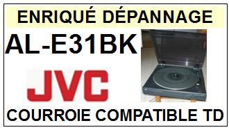 JVC ALE31BK AL-E31BK Courroie Tourne-disques <BR><small>13-12</small>