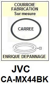 JVC-CAMX44BK CA-MX44BK-COURROIES-COMPATIBLES