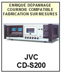 JVC-CDS200 CD-S200-COURROIES-COMPATIBLES