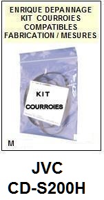 JVC-CDS200H CD-S200H-COURROIES-ET-KITS-COURROIES-COMPATIBLES