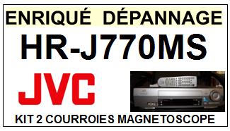 JVC HRJ770MS HR-J770MS kit 2 Courroies Magntoscope <small>13-07</small>