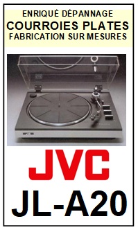 JVC<br> JLA20 JL-A20 courroie (flat belt) pour tourne-disques <BR><small>sce 2015-04</small>