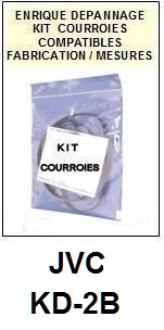 JVC-KD2B KD-2B-COURROIES-COMPATIBLES