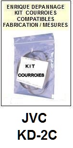 JVC-KD2C KD-2C-COURROIES-ET-KITS-COURROIES-COMPATIBLES