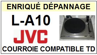 JVC <br>Platine LA10 L-A10 Courroie Tourne-disques <BR><small>sce 2014-10</small>
