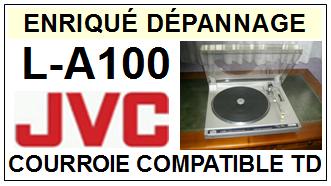 JVC LA100 L-A100 Courroie Tourne-disques <BR><small>sce 2014-01</small>