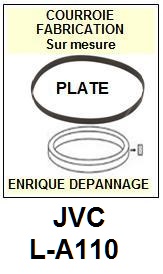 JVC-LA110 L-A110-COURROIES-COMPATIBLES