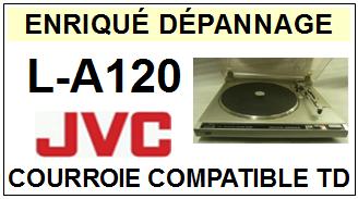 JVC-LA120 L-A120-COURROIES-COMPATIBLES