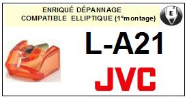 JVC-LA21 L-A21 (1MONTAGE)-POINTES-DE-LECTURE-DIAMANTS-SAPHIRS-COMPATIBLES