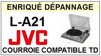 JVC<br> LA21 LA-21 Courroie (flat belt) Tourne-disques<small> 2015-10</small>