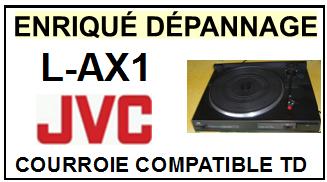 JVC<br> LAX1 L-AX1 courroie (flat belt) pour tourne-disques<small> 2015-09</small>