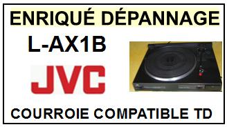 JVC<br> LAX1B L-AX1B courroie (flat belt) pour tourne-disques<small> 2015-09</small>