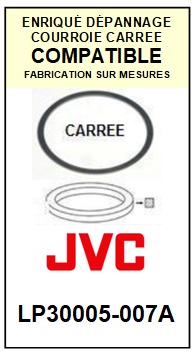 FICHE-DE-VENTE-COURROIES-COMPATIBLES-JVC-LP30005007A LP30005-007A