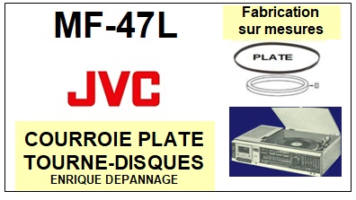 JVC-MF47L MF-47L-COURROIES-COMPATIBLES